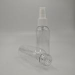 Reusable Round Clear PET Plastic Spray Bottle