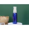 Buy cheap Blue SGS Plastic Lotion PET Pump Bottles 60ml BPA Free from wholesalers