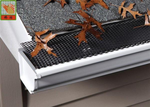 Free Sample Plastic Construction Netting Black PE Gutters Cover Easy Install 5MM