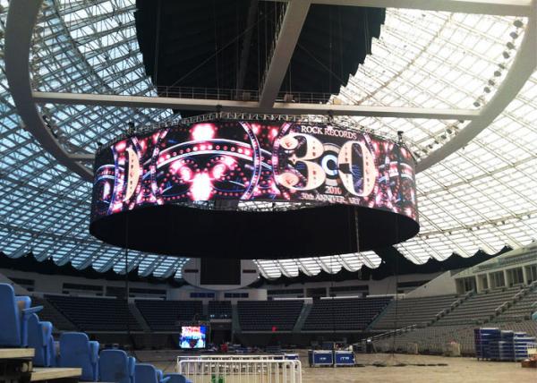 Waterproof Wall Mounted Rental LED Screen Module Pantallas 30-120 HZ For Music