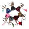 Buy cheap Blue 40g No Zipper Cute Coin Purse Keychain Personalized Leather from wholesalers