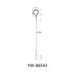 304 Steel Cable Lifting Slings With Loop And Die Cast Hook YW86540