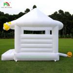 Commercial Adults Kids Inflatable Bouncer White Bouncy House Inflatable Jump