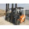 Buy cheap 2009 Year Second Hand Forklifts , TCM 3 Ton Rough Terrain Forklift 54HP Engine Power from wholesalers