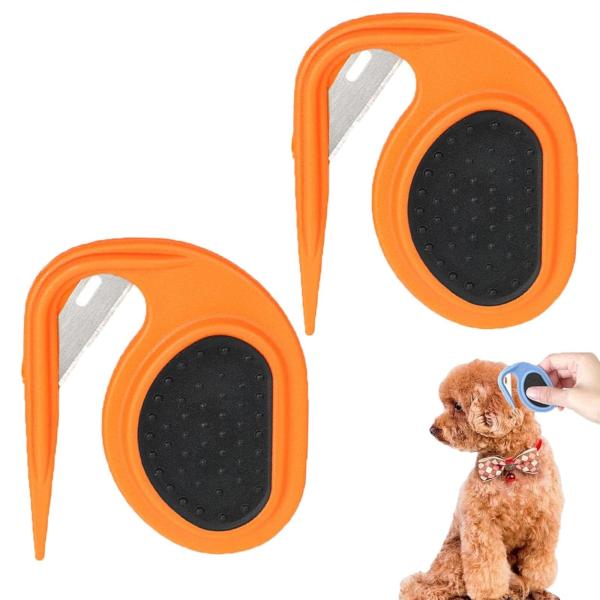 Buy cheap Clipper Blade Dog Knotting Comb Orange Pet Knotting Comb For Cats from wholesalers