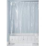 Mildew Resistant PEVA Stylish Waterproof Shower Curtain , Clear Plastic Shower