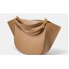 Buy cheap 54cm 14cm Cowhide Shoulder Bag Niche Wide Strap Shoulder Bag from wholesalers