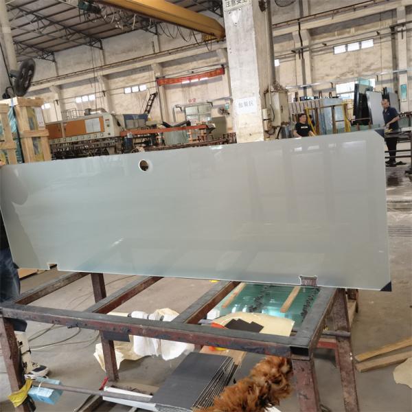 Buy cheap Frost Acid Etched Tempered Shower Glass 8-12mm Thk Swinging Glass Door from wholesalers