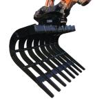 Factory Excavator Land Clearing Rakes 1 - 100 Ton Excavator Stick Rake Q345 /