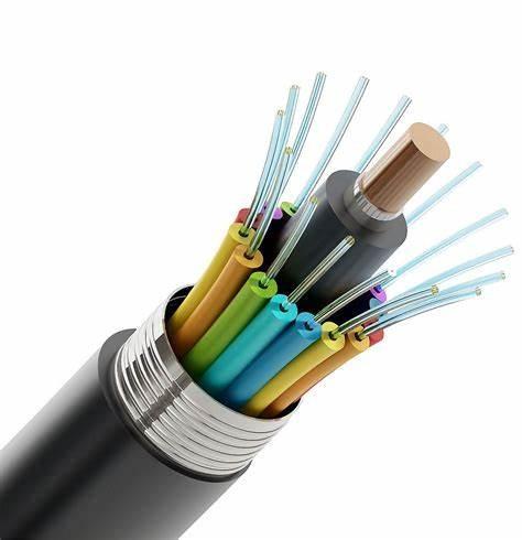 Buy cheap 9.5x18.3mm Outdoor Fiber Optic Cable With 6-12 Fibers Per Tube In Black/Yellow/Orange/Green/Blue from wholesalers