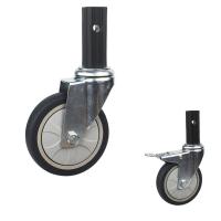 Buy cheap 4" Square Stem Silent Food Cart Service Cart Casters Dust Resistant Trolley product