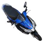 EEC Blue 4000W Li-ion Electric Moped Scooter , CEM Electric Scooter LS-F22