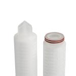 85C/30min Flowing Hot Water Sterilization Pleated Filter Cartridge For Oil