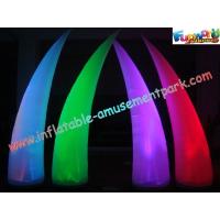 Buy cheap Durable Inflatable Lighting Decoration Tusk 3 Meter No Leak For Exhibition product