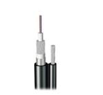Black PE Jacket Outdoor Fiber Optic Cable GYXTC8A Self-supporting Aerial Cable