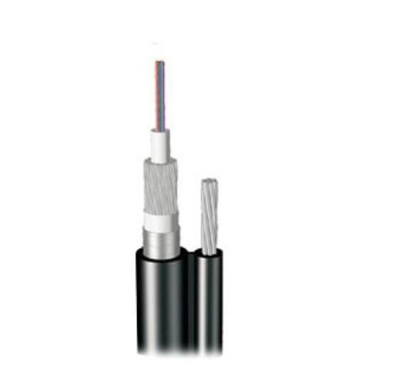 Buy cheap Black PE Jacket Outdoor Fiber Optic Cable GYXTC8A Self-supporting Aerial Cable With 5km Cable Length from wholesalers