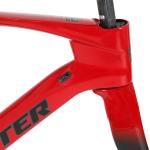Various Colors T800 Carbon Road Bike Frame , Carbon Track Frameset Thru Axle