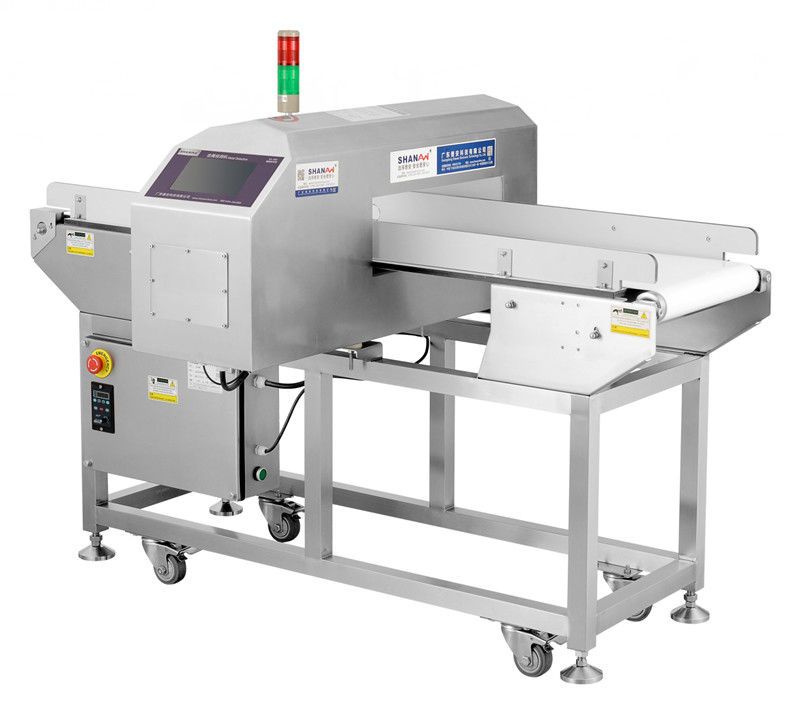 High Efficiency Industrial Metal Detectors Push Rod And Flap Drop Reject SA-990