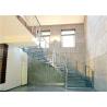 Buy cheap Modern Curved Basement Stairs Laminated Tempered Glass Luxury Staircase Design from wholesalers