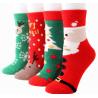 Buy cheap Fashion Santa Claus Elk Pattern Cozy Fuzzy Warm Cotton Christmas Socks Gift Box For The Family from wholesalers
