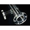 Buy cheap Solar Reactor Fused Quartz Glass Tube Heat Resistant With Flange from wholesalers