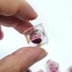 Brown Flowing Sand​ Resin Polyhedral Dice Chipping Resistant
