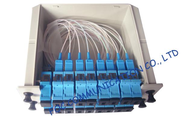 Buy cheap SC / UPC fiber optic splitter telecom Cassette Box Type / Rack Mount optical splitter from wholesalers