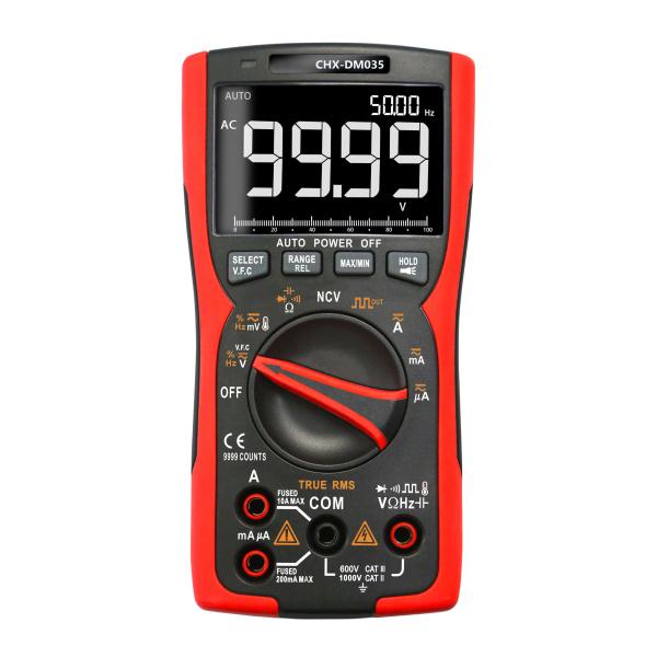 Buy cheap 10MΩ 10A AC DC Digital Multimeter 600V 999.9KHz 9.999MHz from wholesalers