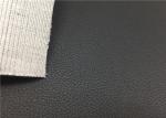 Black PVC Car Leather Fabric 1.0 Mm Microporous For Automotive Interrier