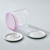 Buy cheap 500ml 85mm Wide Mouth Round Plastic Canisters Clear Storage Jars from wholesalers