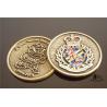 Buy cheap Iron Custom Challenge Coins Antique Gold Crown And Animal Coins With Velvet Pouch from wholesalers