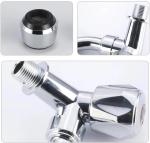 Brass Basin Faucet Single Handle Hot And Cold Water Sink Sprayer Mix Tap