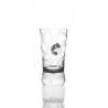 Buy cheap Custom logo round lead free crystal transparent Shot Glass Promotions Shot Glass from wholesalers