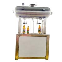 Buy cheap 2 Heads Keg Filling Machine , Bottle Filling Equipment With Fast Filling Speed product