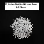 Buy cheap 95%  Zirconia Beads 2.0-2.2mm Zirconia Grinding Media High Strength Hardness from wholesalers