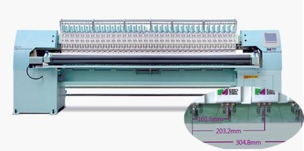 Buy cheap Embroidery Industrial Quilting Machine , Garment Industry Machinery 128 Inch Multiple Needles from wholesalers