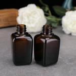 Euro Square Separate 35ML Amber Glass Bottle