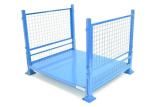 Storage Collapsible Metal Pallet Stillage Cage And Durable Powder Coating