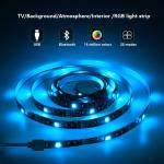 Ip20 Led Strip Lights Width 10mm 18 Leds/Meter Bluetooth Music Light Strip