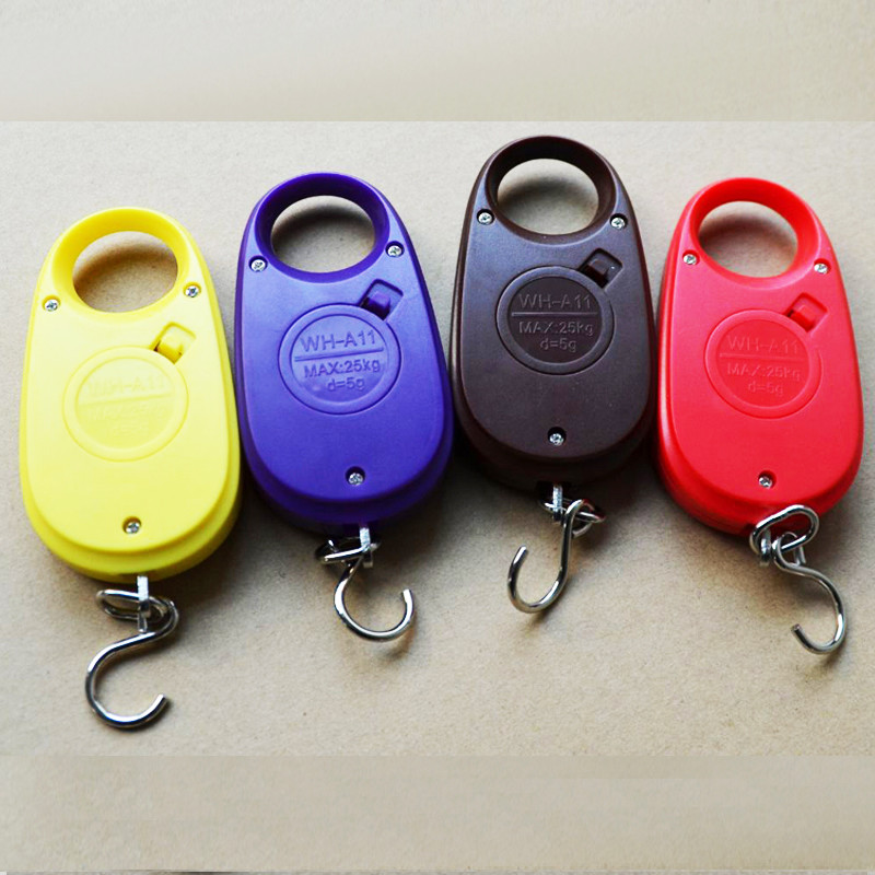 Colorful Digital Hanging Scale Tare Function With 1 * CR2032 Battery Power