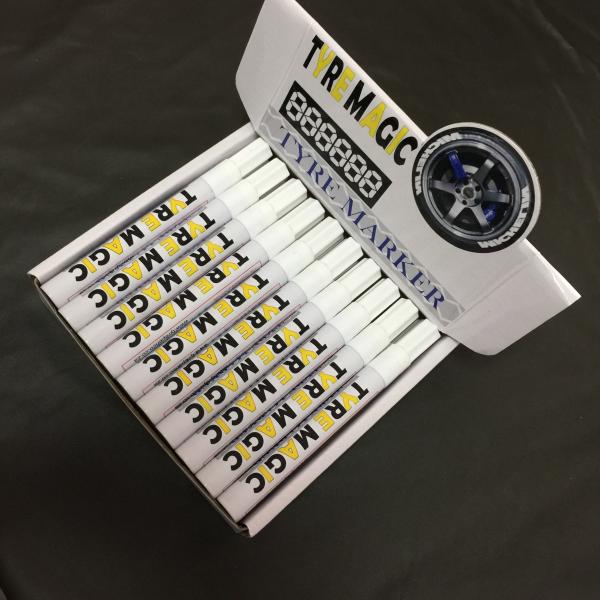 Buy cheap Custom Logo Paint Marker Pen for car tyre repair glass marking indelible ink paint pen from wholesalers