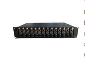 Quality Ethernet over Optics, 14/16 slots Chassis for Media Converter, CE and FCC-Class approved for sale