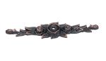 Red Copper Flower Pattern Furniture Ornament Hardware Decorative Plated