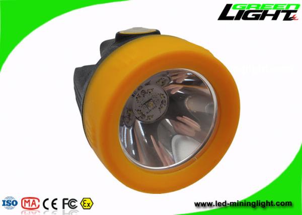 Buy cheap Hard Hat LED Light Mining Cap Lamps , Cordless Mine Rechargeable Cap Light 3.7V from wholesalers