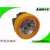 Buy cheap Hard Hat LED Light Mining Cap Lamps , Cordless Mine Rechargeable Cap Light 3.7V from wholesalers