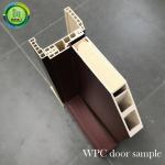 Waterproof Flat WPC Sliding Door Recyclable Unequal Type For Bathroom