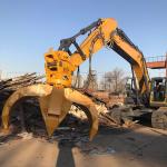 Hydraulic Orange Peel Grab, Excavator Wood Cutting Grapple Bucket Grapple