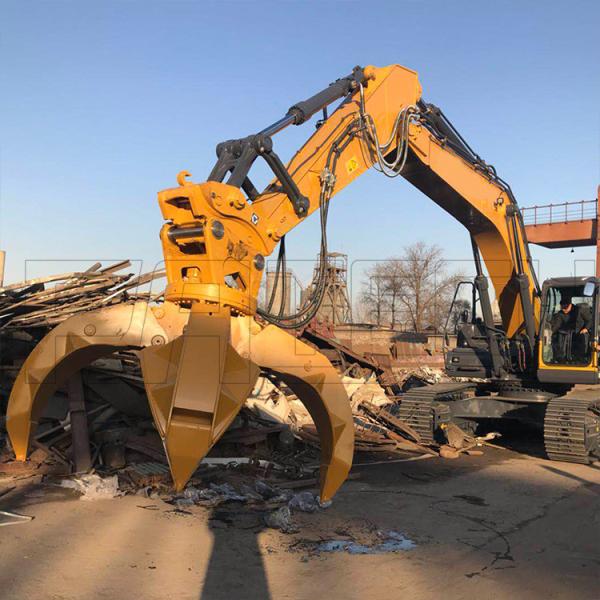 Hydraulic Orange Peel Grab, Excavator Wood Cutting Grapple Bucket Grapple