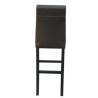 Buy cheap Beech wood brown pu upholstery barstool/counter stool with metal bars,fashion wooden barstool from wholesalers