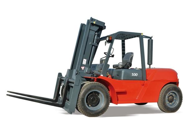 Buy cheap T100 Diesel Forklift 10 Tons 3-6 Meters Dumping Height from wholesalers